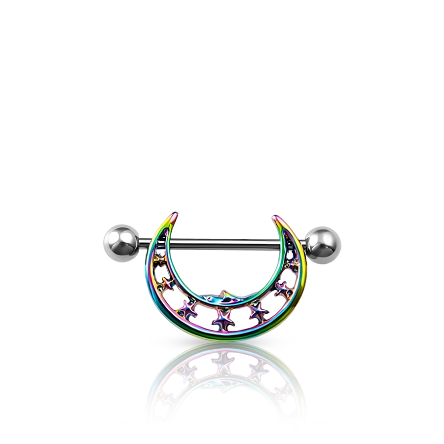 Moon Nipple Piercing