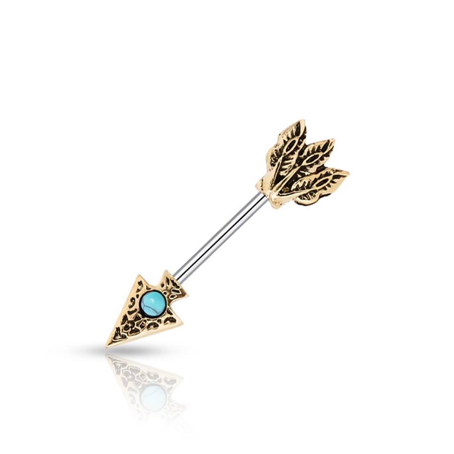 Indian Arrow Nipple Piercing