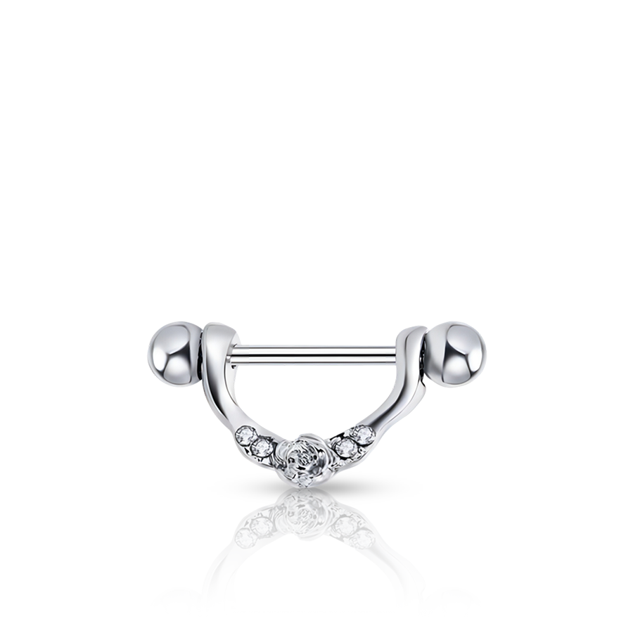 Steel Nipple Piercing