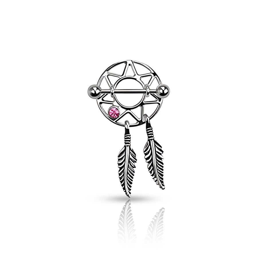 Dream Catcher Nipple Piercing