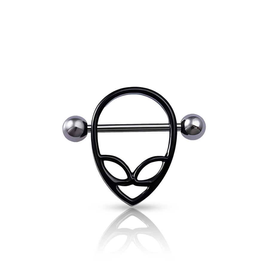 Alien Nipple Piercing
