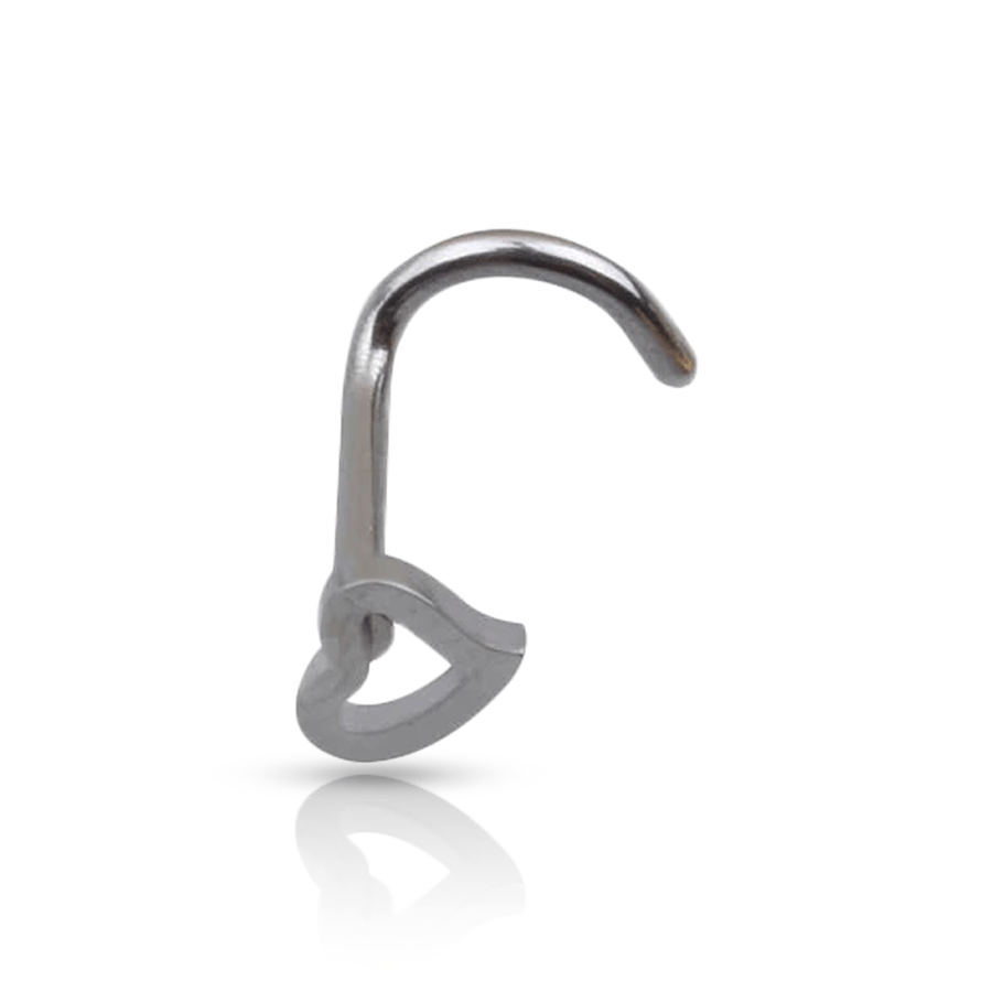 L-Shaped Nose Piercing