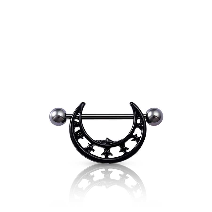 Moon Nipple Piercing