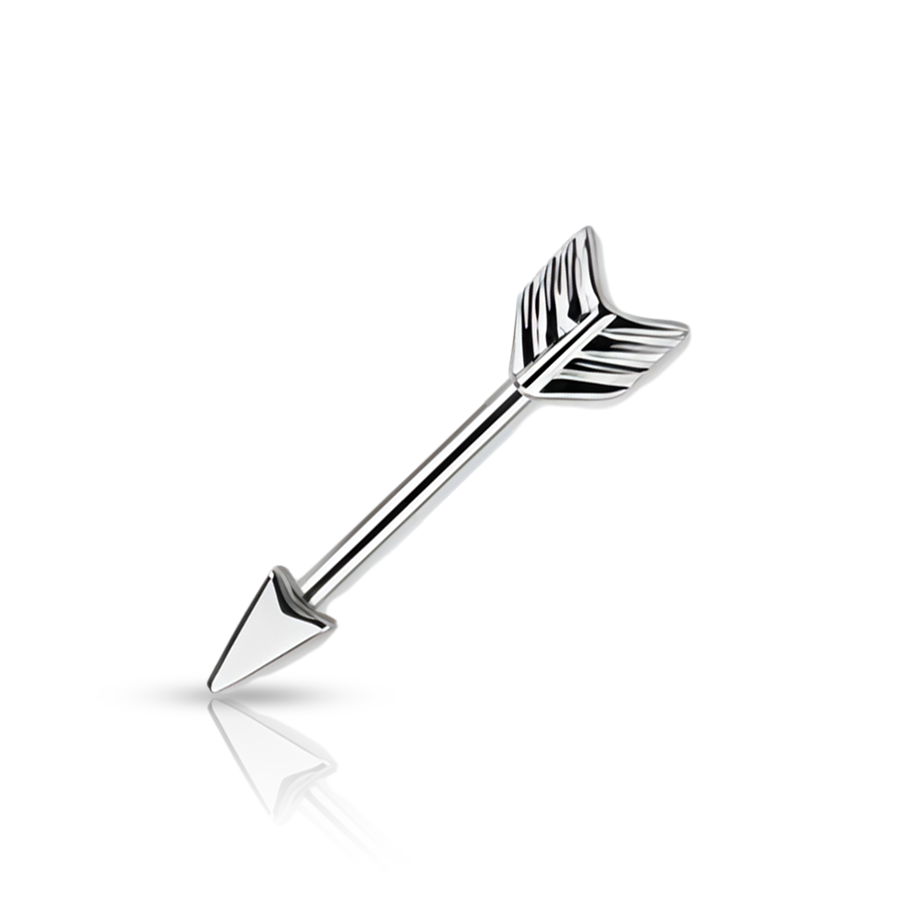 Small Arrow Nipple Piercing