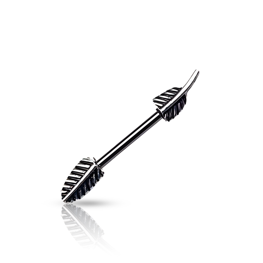 Feather Nipple Piercing