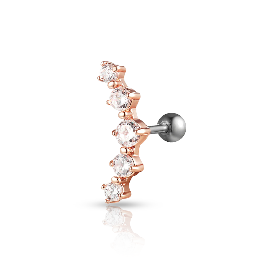 Beads Conch Piercing Rose Gold