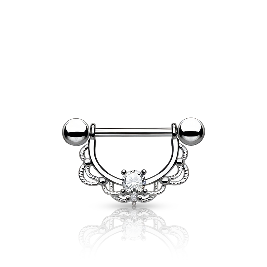 Small Ball Nipple Piercing
