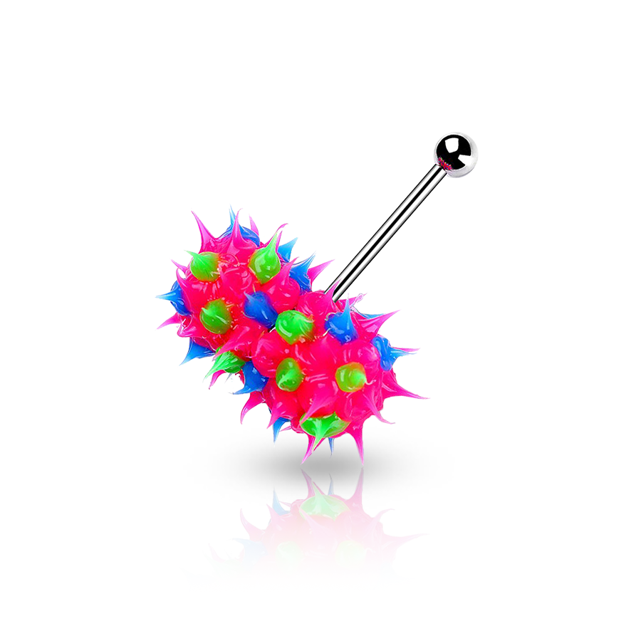 Multicoloured Vibrating Tongue Piercing